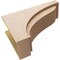 Ekena Millwork 10"W x 30"D x 20"H Classic Helena Rough Cedar Woodgrain TimberThane Corbel, Primed Tan CORUR10X30X20HELRCPR - alternate 4
